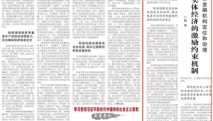 陆磊：对提升金融支持实体经济质效的几点思考