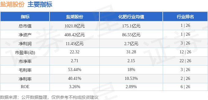 股票行情快报：盐湖股份（000792）8月13日主力资金净卖出2074.93万元